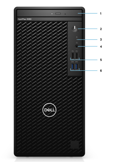 Dells OptiPlex 3080 Desktop in Tel Core I3 I5 I7 Desktop Sff Computer
