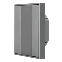 Panneau de boutons poussoirs KNX pour maison intelligente, 2, 4 ou 8 voies, programmable ETS4 pour le contrôle des éclairages, des stores et des scènes