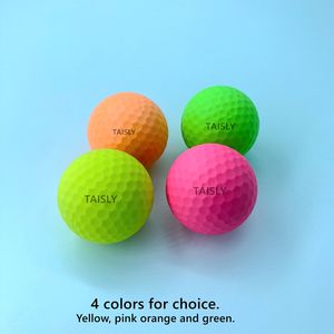 2-Layer Indoor/Outdoor Golf Practice Ball Bright-Colored borracha balanço exercício bolas - Product Image 3
