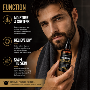 Emballage personnalisé 30ml Sérum stimulant la croissance de la <span class=keywords><strong>barbe</strong></span> à l'Aloe Vera et au Jojoba, <span class=keywords><strong>Huile</strong></span> de <span class=keywords><strong>ricin</strong></span> pour la croissance de la <span class=keywords><strong>barbe</strong></span> et des moustaches avant le rasage - Product Image 5