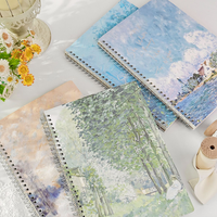 Organisateur de planification personnalisable, impression recto-verso, reliure spirale, livre d'autocollants vierges A5 pour l'école et le bureau