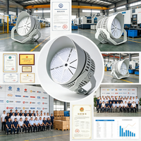 Projecteur LED modulaire haute puissance à prix d'usine, étanche IP65, puce COB, applications aéroport/stade/sport, télécommande, CRI