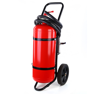 Extincteur à poudre sèche ABC sur roues WOFU MFZL50 50 kg 40% |   CE ISO |   Rechargeable |   Pistolet à peinture en aluminium et tuyau inclus - Product Image 1