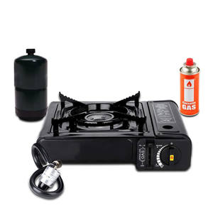 Estufa de Gas portátil de un solo quemador para acampar al aire libre, jardín, barbacoa, mesa, cocina, Mini Parrilla de <span class=keywords><strong>butano</strong></span>, estuche de transporte, función plegable - Product Image 3