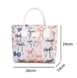 Sac isotherme pour déjeuner de très grande capacité 8,8 L, écologique, durable, en polyester avec doublure en PEVA, fermeture éclair, apparence personnalisable - Product Image 4