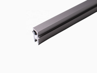 Éclairage LED pour étagère en verre, profil en aluminium, panneau de verre de 8 mm, lumière linéaire pour éclairage de vitrine YB2001-22-1
