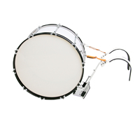 Factory Custom Metal Drum Hoop Optional 9-plywood Shell 26 Inch Marching Bass Drum with Carrier