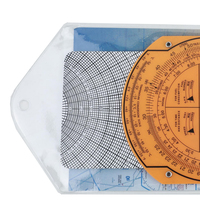 Règle de calcul micro-ordinateur en plastique GRP-1 pour la réglementation des vols aériens