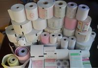 Rouleau de papier thermique découpeuse enrouleur de réception Atm Pos rouleau de caisse enregistreuse rouleau Jumbo rouleau de papier thermique refendage machine de rembobinage