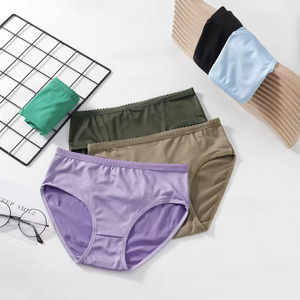 Pantaloni mestruali da donna all'ingrosso da donna slip sanitari a tenuta stagna a vita media di grandi dimensioni biancheria intima mutande fisiologiche - Product Image 5