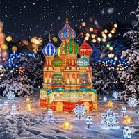 Decoración Interactiva de Faroles para Parques de Atracciones, para Navidad, Uso en Interiores/Exteriores, Espectáculo de Luces para Parques Temáticos