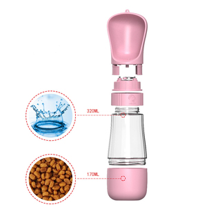 <strong>Hot</strong> Sale 2 in 1 Pet <strong>Water</strong> Dispenser Travel <strong>Puppy</strong> Drinking <strong>Water</strong> Cup Outdoor Dog <strong>Water</strong> <strong>Bottle</strong> With Food Container - Product Image 4
