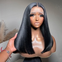 Perruques de Cheveux Humains HD Lace Front 13x4 Non Traitées Cheveux Bruts de Luxe Alignés aux Cuticules Bob Fournisseurs Grossistes de Perruques du Vietnam