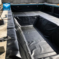 Géomembrane HDPE 0,3 mm 0,5 mm 1,0 mm à excellente élongation pour toitures, usage extérieur, barrages, bassins à poissons, décharges – MOQ acceptable