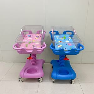 투명한 아기 침대 조용한 신생아 침대 모빌 & 높이 조절 가능 유아용 - Product Image 3