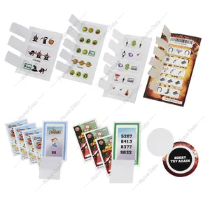 Free Design Multi-window Revelar Dados Variáveis Custom-Pull-Tab-Lottery-Ticket Bingo Pull Tab Cards Tickets