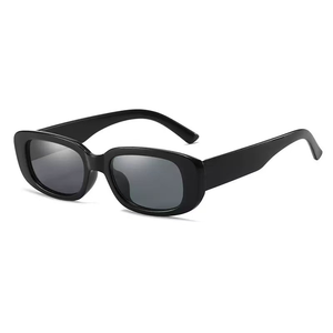 Nouvelles lunettes de soleil rétro de petite taille pour hommes et femmes, tendance vintage, monture carrée rectangulaire, protection UV - Product Image 2
