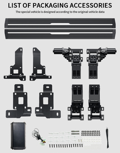 Estribos Laterales de Aleación de Aluminio Premium AKM, Accesorios para Auto, para SUV <span class=keywords><strong>Toyota</strong></span> COROLLA CROSS <span class=keywords><strong>2022</strong></span>+ - Product Image 4