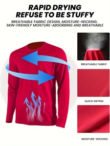 FC US Size Breathable <strong>Long</strong> <strong>Sleeve</strong> <strong>T</strong>-<strong>shirt</strong> Quick Dry Screen Printing Polyester <strong>T</strong> <strong>Shirt</strong> Customized Longsleeve <strong>T</strong> <strong>Shirt</strong> For Men - Product Image 2