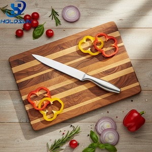 Cuchillo profesional ecológico de acero inoxidable de 8 pulgadas para cortar carne y frutas con mango hueco cómodo para uso en la cocina - Product Image 3