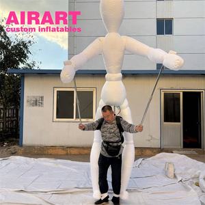 Disfraz de Marioneta Inflable Blanca, Marioneta de Hombre Inflable Española para Actividades y Accesorios - Product Image 3