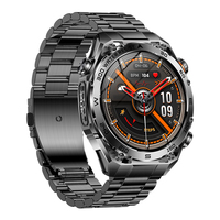 Montre connectée AK105 Nouveautés Direct Usine 1.53" Suivi d'activité 1000mAh IPX8 Assistant vocal IA Oxygène sanguin Appel Bluetooth Boussole