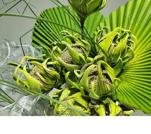 Feuilles <span class=keywords><strong>de</strong></span> palmier artificielles en mousse, bouquets <span class=keywords><strong>de</strong></span> mariage pour centres <span class=keywords><strong>de</strong></span> table, arrangements, fête prénuptiale, décorations <span class=keywords><strong>de</strong></span> fête à domicile - Product Image 2