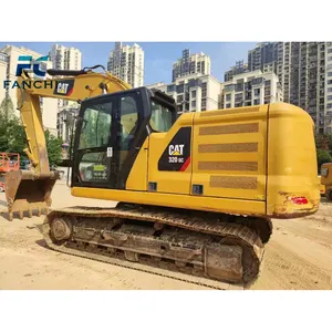 Caterpillar CAT320GC de segunda mão, escavadeira hidráulica de 22 toneladas, feita no Japão, em bom estado, baixa duração, bom estado de funcionamento