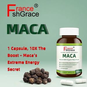 Complément de racine de maca premium 500 MG favorisant la fertilité et la santé reproductive pour hommes et femmes, capsules de racine de maca - Product Image 2