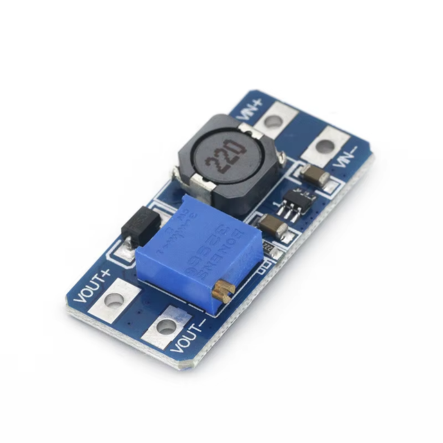 DC-DC booster module 2A booster board input 3V/5V to 5V/9V/12V/24V adjustable MT3608