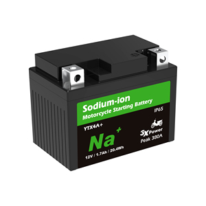 12V ytx4a + Natri xe máy bắt đầu pin công nghệ mới ổn định NA Ion pin lithium - Product Image 2