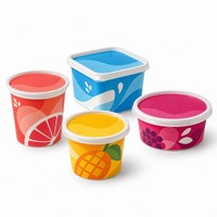 Matériau IML OEM pour gobelets alimentaires injectés et contenants moulés par soufflage avec impression couleur personnalisée