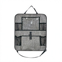 Organisateur de rangement latéral multifonctionnel pour siège de voiture de luxe, étanche en polyester, anti-coup de pied, Wazir