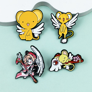 Broche <span class=keywords><strong>de</strong></span> Anime Magic Elf Badge, Decoración Adorable <span class=keywords><strong>de</strong></span> Cardcaptor <span class=keywords><strong>Sakura</strong></span> para Ropa, en Stock - Product Image 3