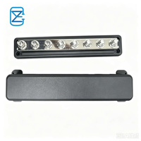 Boîtier de barres omnibus robuste 600A, bloc de distribution d'alimentation CC 48V avec bornes M10, barres omnibus positives et négatives pour batteries marines