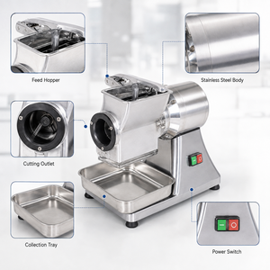 Broyeur de pain et râpe à fromage professionnels en acier inoxydable – Équipement de mouture alimentaire pour la boulangerie - Product Image 2