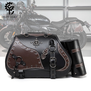 European And American Retro Motorcycle Accessories Modification <b>Side</b> <b>Bag</b> Cruiser Gear Modification Hanging Motorcycle <b>Bag</b> - Product Image 1