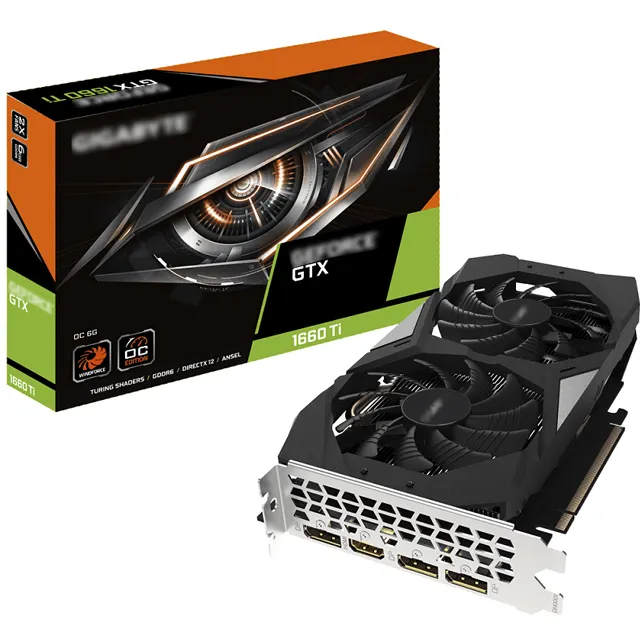 Kartu Grafis Super 8Gb 2060S, Kartu GPU GAMING SUP RTX 1660S Gpu Super untuk Desktop 1660S Nvidi