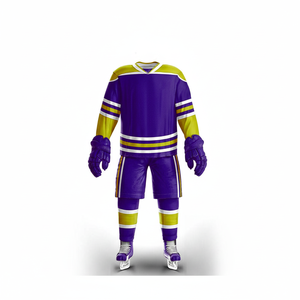 Uniforme de hockey sobre hielo Hot Rate Calidad Premium El mejor material Personalizado Haga su propio diseño Uniforme de hockey sobre hielo para hombres - Product Image 1