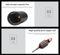 Moteur à engrenages à vis sans fin étanche IP68 12V 24V 240W à couple élevé autobloquant réversible 5882-45 pour applications sous-marines