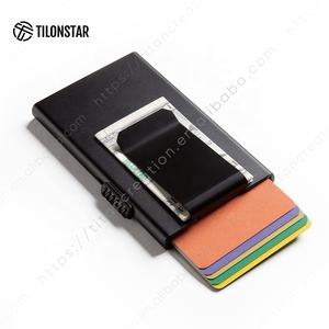 TILONSTAR-Porte-cartes avec pince à billets, étui en aluminium, anti-vol, RFID - Product Image 2
