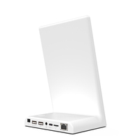 Tablette tactile publicitaire Android de bureau en forme de L de 10 pouces de qualité supérieure, écran vertical de bureau, tablette tout-en-un Android