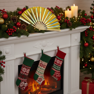 พัดลมไม้ไผ่พับได้ดีไซน์สุดคมสำหรับงานเต้นรำของขวัญแต่งงานแบบพกพาและธุรกิจสำหรับงานเทศกาลของตกแต่งบ้าน - Product Image 5