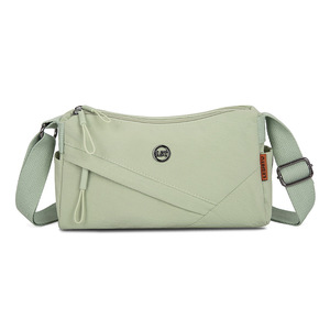 Fashionable MultiPocket Nylon Crossbody Bag with Zipper Closure Multifunction Mobile Small Sling Bag Ladies - Product Image 2
