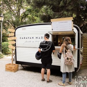 Carrito de Venta de Donuts y Café Portátil 2025, Camión de Comida Móvil Totalmente Equipado - Product Image 3