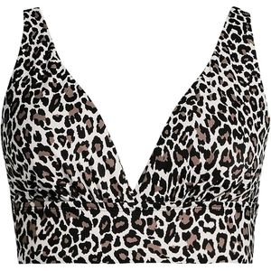 FOXA Women's Plunge <b>Bikini</b> Top <b>Push</b> <b>Up</b> Stretch Spandex Polyester Two Piece <b>Set</b> - Product Image 3