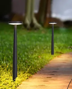 아마존 핫 세일 나무 방수 정원 잔디 빛 새로운 디자인 알루미늄 공원 레인 LED 정원 램프