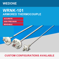 Sonde de thermocouple blindée de type K haute résistance pour four industriel à haute température