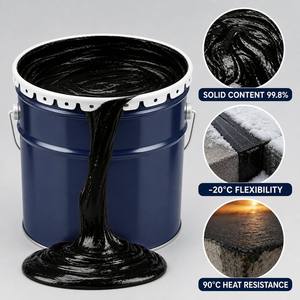 Pintura Impermeabilizante de Asfalto de Caucho Autoadhesiva, No Solidificada, para Base de Inodoros, Bajo VOC, Inodora, para Construcción, Venta al por Mayor - Product Image 2