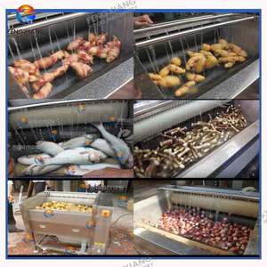 Machine à éplucher les pommes de terre industrielle en acier inoxydable, machine automatique de lavage et d'épluchage des carottes et des pommes de terre - Product Image 6